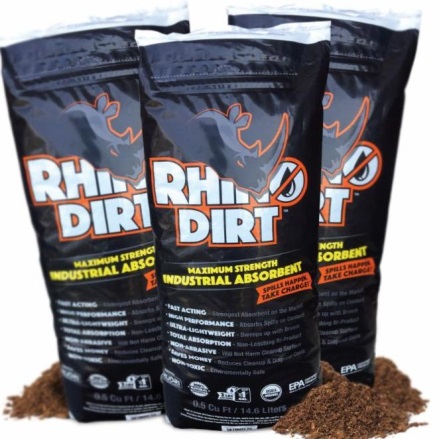 Rhino Dirt!" Industrial Absorbent - 0.5 cu ft Bag